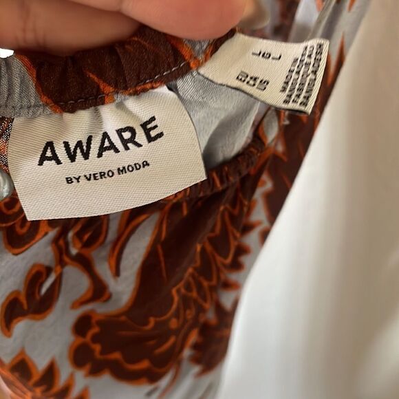 Blue and Orange printed maxi dress - Picture 6 of 6